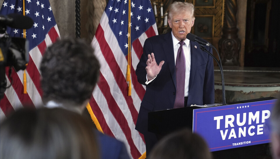 ØNSKER KONTROLL: Påtroppende president Donald Trump gjentok sitt ønske om kontroll over Grønland og Panamakanalen