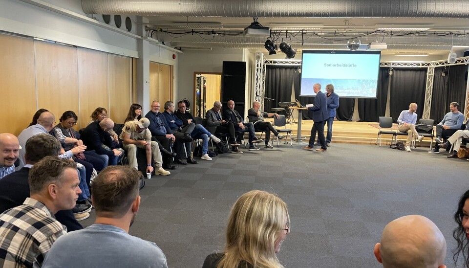 MISJON: I kjelleren møttes nærmere 50 topledere, mens ungdommen møttes i hovedsalen i etasjen over.