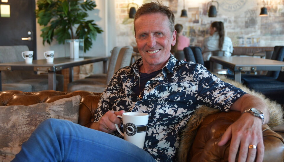 LOVSANG: Artist Bjørn Aslaksen.