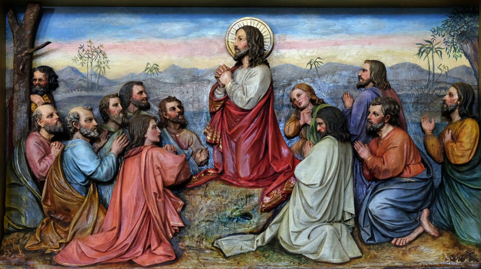 JESU BØNN: Jesus ber for disiplers bibeltroskap, skriver Odd Sverre Hove.