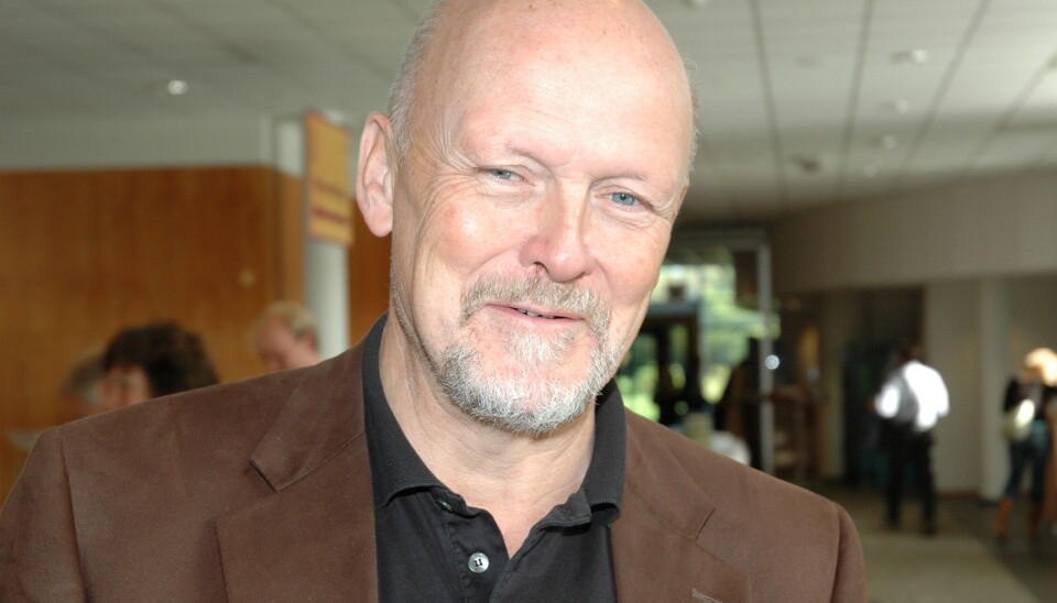 BREKKE: Her er Trygve Brekke avbildet under en konferanse i IMI-kirken.