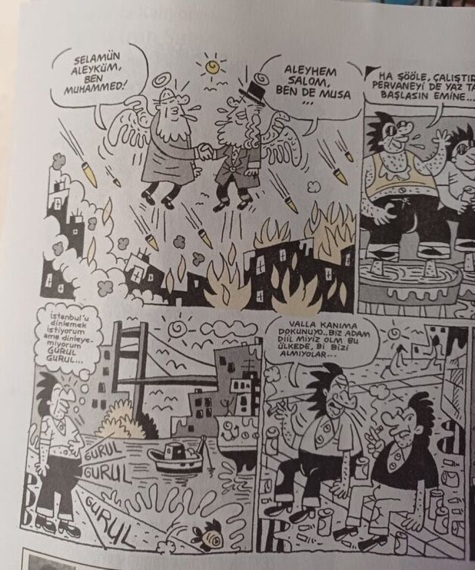 Hele siden hvor tegningen inngår.