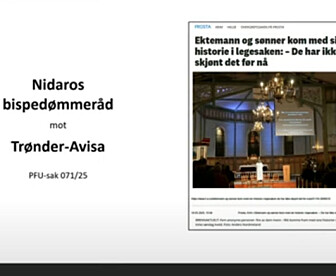 Kirken tapte sak mot Trønder-Avisa