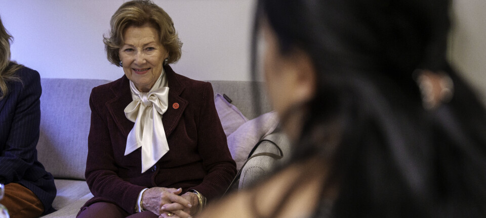 Dronning Sonja møtte ofre for menneskehandel